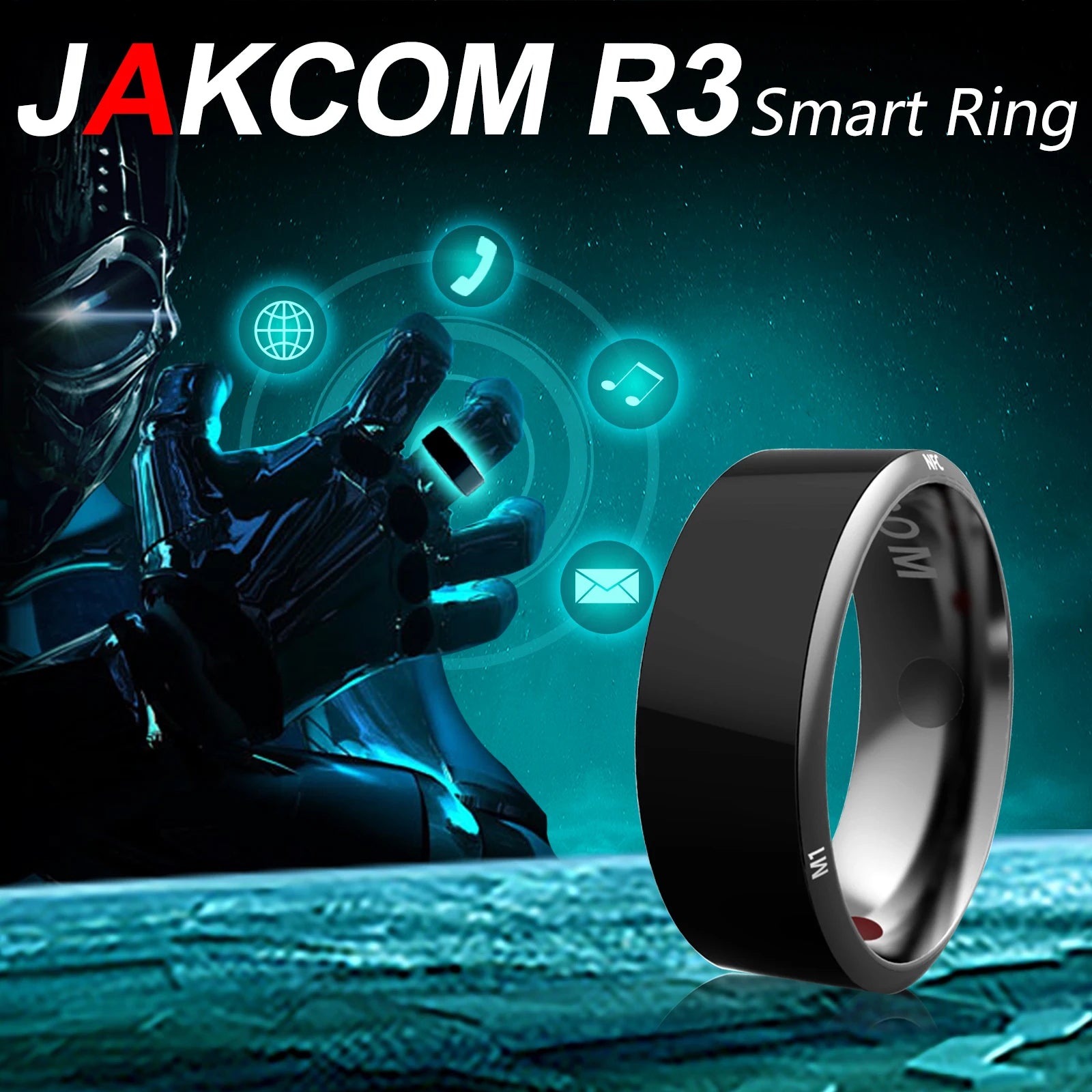 Jakcom R3 R3F Timer2(MJ02) Smart Ring New Technology Magic Finger For Android Windows NFC Phone Smart Accessories