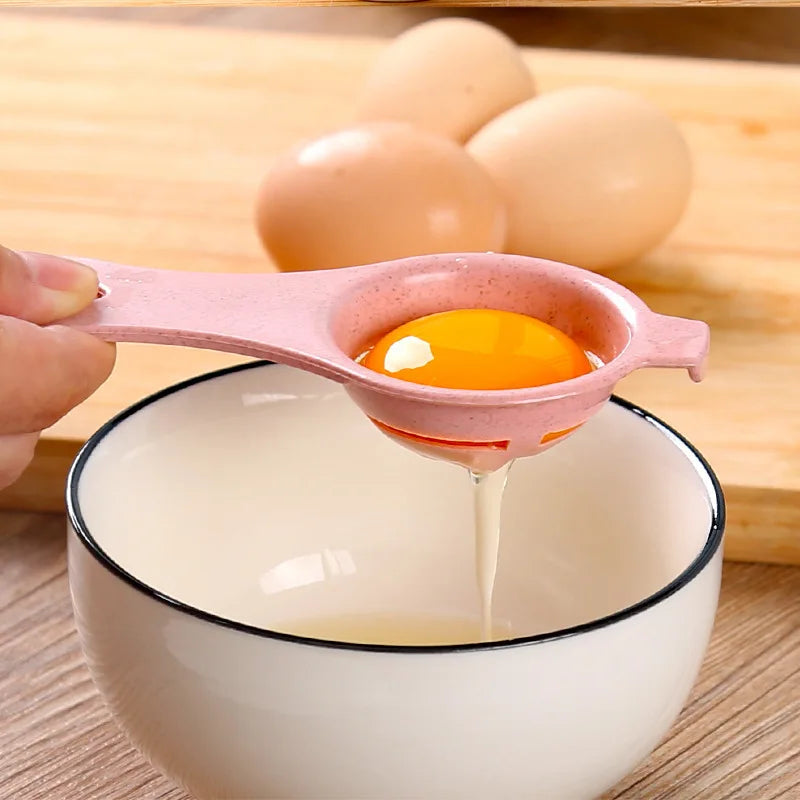 Egg White Yolk Separator, Egg Filter Sieve, Food-grade Baking, Cooking Hand Egg Divider Tool, Home Kitchen Accessories, Gadgets