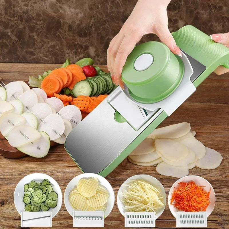 7 In 1 Kitchen Vegetable Cutting Tools Vegetable Cutter Tools Grater for Vegetables Slicers Shredders Multi kitchen accessories