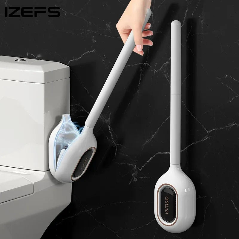 IZEFS Aromatherapy Toilet Brush Cleaning Products For Home Silicone Cleaning Brush WC Accessories Toilet Accessories Bathroom