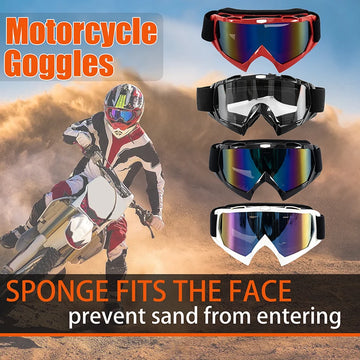 Windproof Motocross Goggles Riding Glasses ATV Dirt Bike Motorcycle Googles Ski Racing Helmet For DUCATI BMW Suzuki Universal