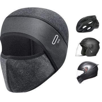 Warm riding mask motorcycle bike cap fleece windproof anti-dust cap ski face UV protection headgear cycling hat mask keep warm